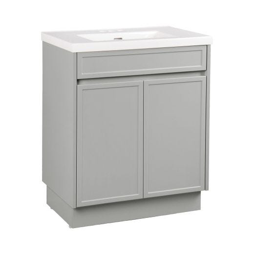 Coiffeuse-lavabo Dieppe 30 po avec dessus en céramique