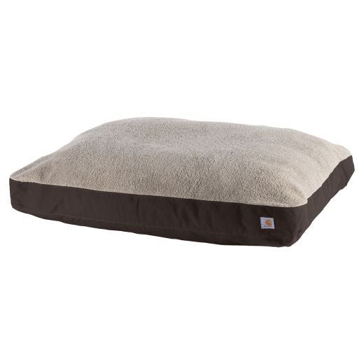 Lit de chien surélevé ferme en Sherpa Carhartt brun foncé su