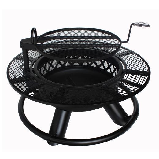 47'' Fire Pit With Griddle