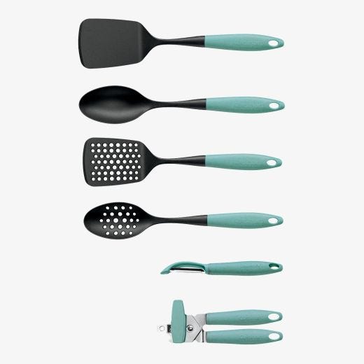 Cuisinart 6 Piece Oceanware Tool Set-Teal