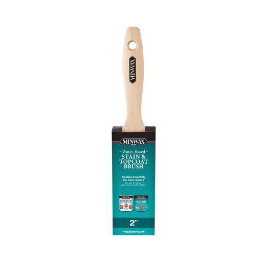 Minwax Water-Based Stain & Topcoat Brush 2"