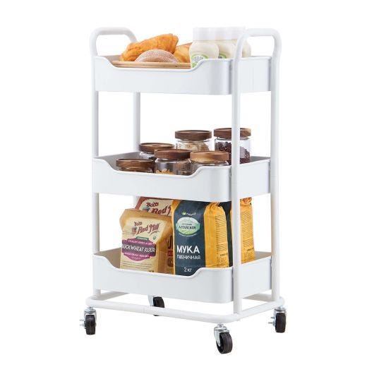 3-Tier Metal Utility Cart