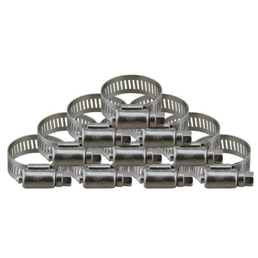 #12 All Stainless Steel Clamp-Series 87-10/Pack