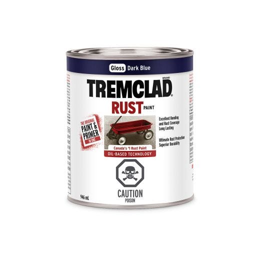 Tremclad Gloss Alkyd Rust Paint-946ml