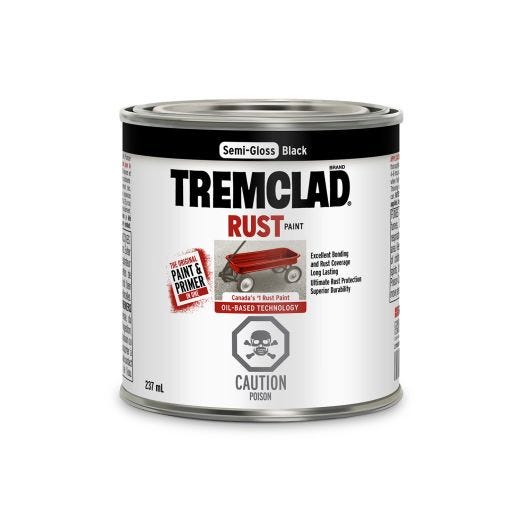 Tremclad Semi-Gloss Alkyd Rust Paint-237ml