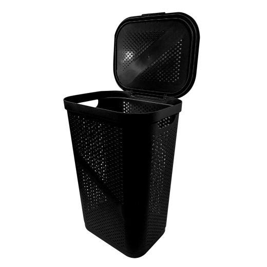 Modern Homes Type A Laundry Hamper-Black