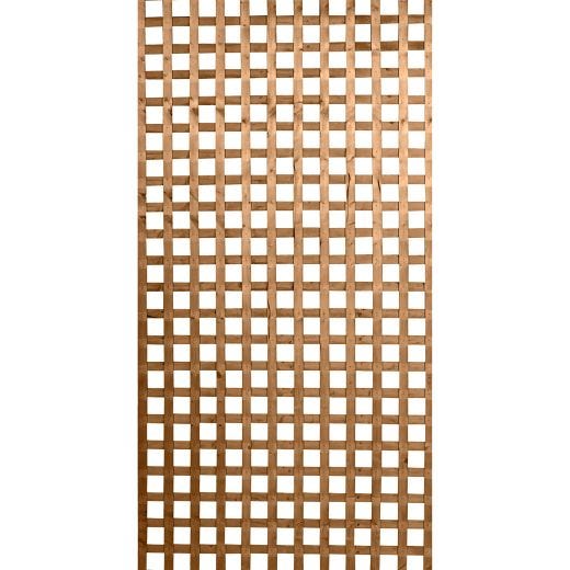 Brown Pressure Treated 4' x 8' Georgian Heavy Duty Lattice