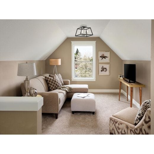 Laurentian 14" Semi-Flushmount