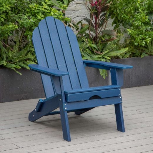 HDPE Folding Adirondack Chair