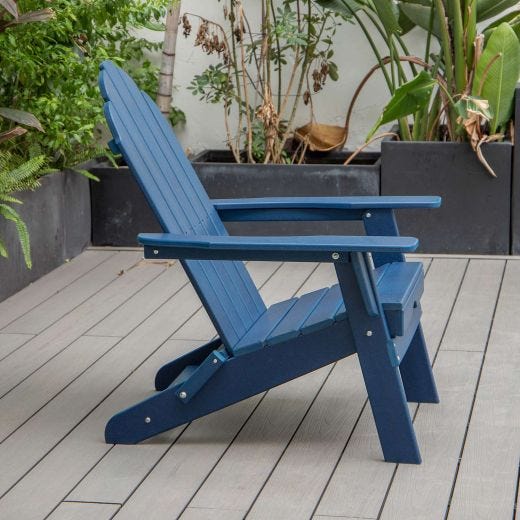 HDPE Folding Adirondack Chair