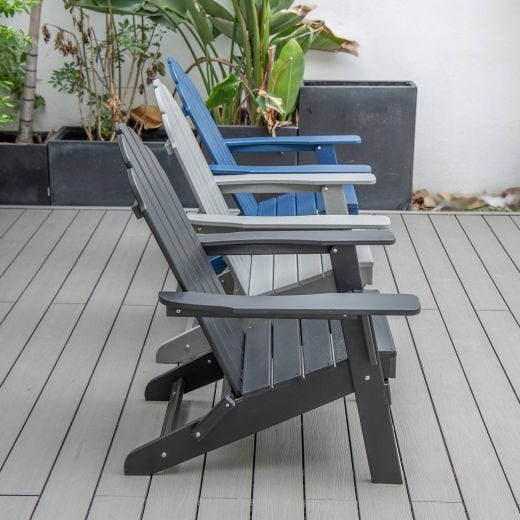 HDPE Folding Adirondack Chair