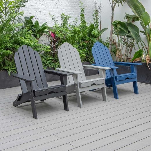 HDPE Folding Adirondack Chair