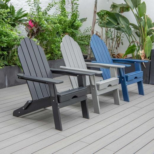 HDPE Folding Adirondack Chair