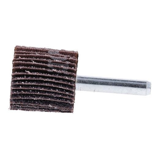 1 x 1 x 1/4" High Performance Mini Flap Wheel P40 Grit AO