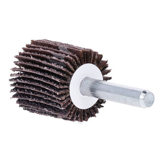 1 x 1 x 1/4" High Performance Mini Flap Wheel P40 Grit AO