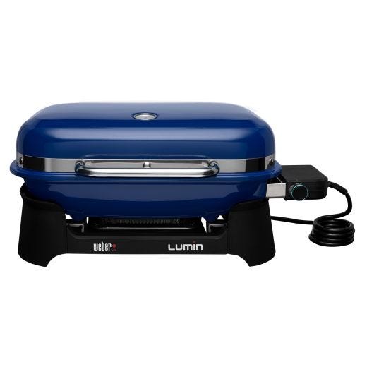 Weber Lumin Electric Grill Deep Ocean Blue