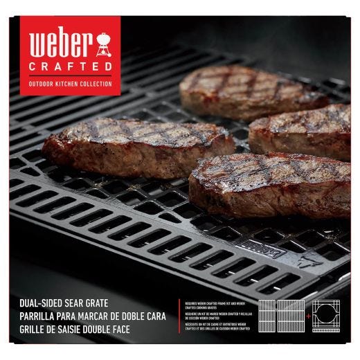 Weber Crafted Dual Sided Sear Grate