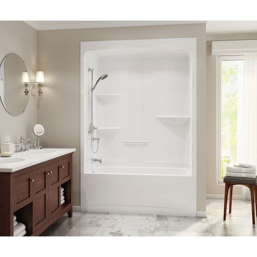 Camelia Alcove 1-Piece Tub Shower