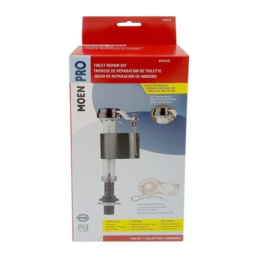 Moen Universal Toilet Repair Kit-Fill Valve And Flapper