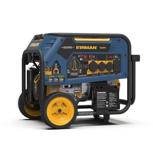TRI Fuel Portable Generator 8000W Electric Start 120V/240V
