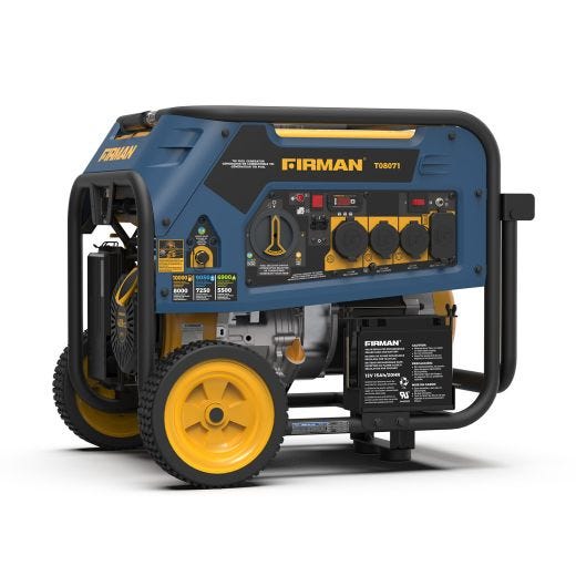 TRI Fuel Portable Generator 8000W Electric Start 120V/240V