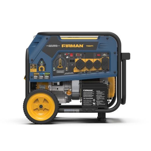 TRI Fuel Portable Generator 8000W Electric Start 120V/240V