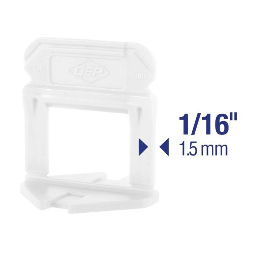 1/16" Tile Leveling Clips-100/Pack