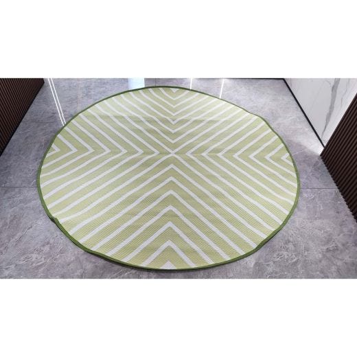 8' Round Assorted Patio Rug