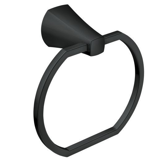 Lindor Towel Ring Matte Black
