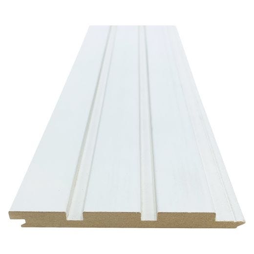 1/2" x 5-5/16" x 8" Primed MDF Slatwall Paneling