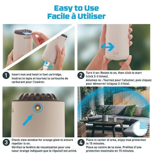 Patio Shield Mosquito Repeller-Linen