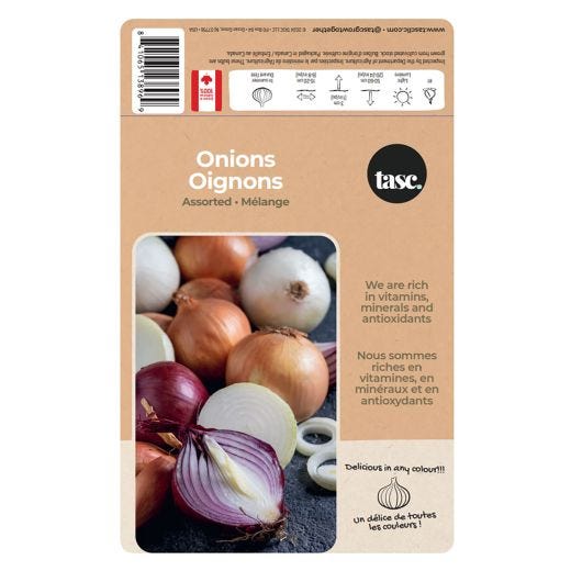 Oignons mélangés