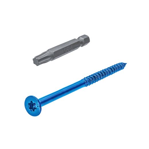 1/4 x 3-3/4 Concrete Screw Flat Head Torx-8/Pack