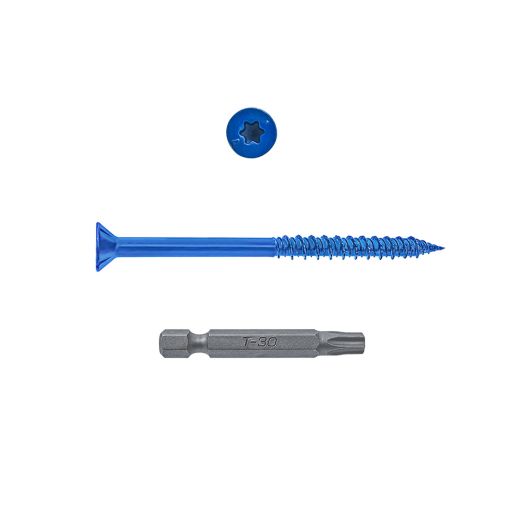 1/4 x 3-3/4 Concrete Screw Flat Head Torx-25/Pack