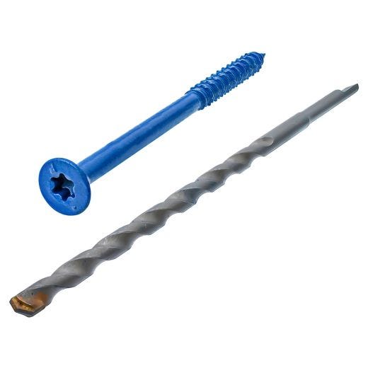 1/4 x 4 Concrete Screw Flat Head Torx-8/Pack