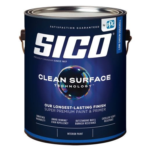 SICO Clean Surface Paint Eggshell-3.78L
