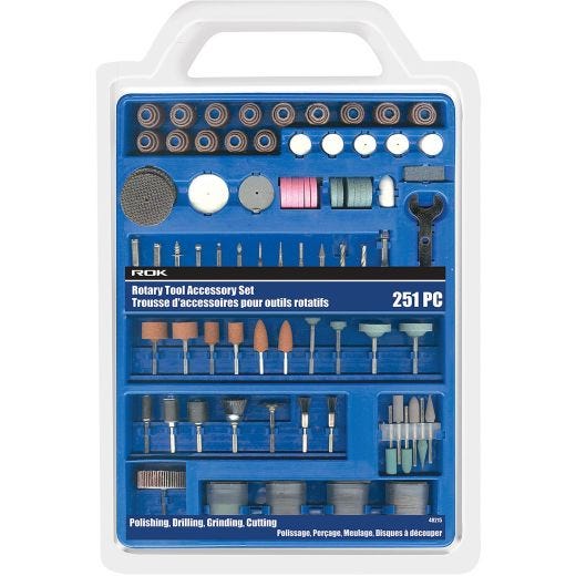 251 Piece Rotary Tool Accessory Set