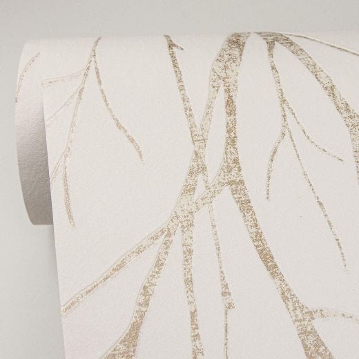 Diani Gold Metallic Tree Wallpaper