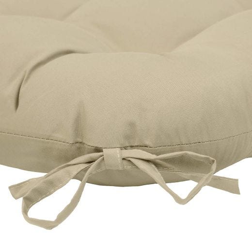 15" x 15" Tufted Chair Pad With Ties-Assorted