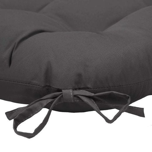 15" x 15" Tufted Chair Pad With Ties-Assorted