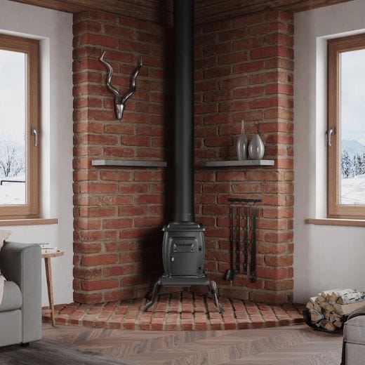 Cast Iron Boxwood Wood Stove