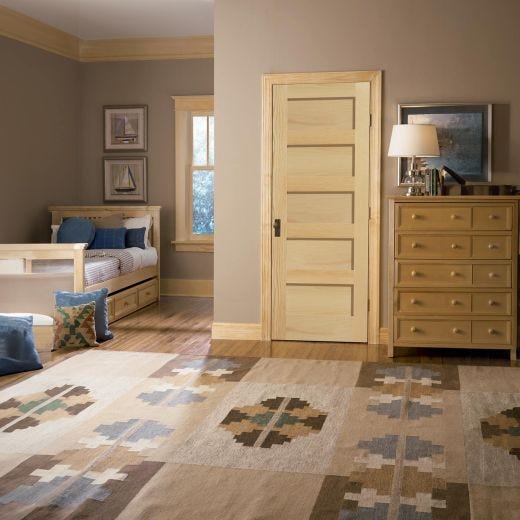 Porte Intérieure Shaker 2 Panneaux 30" x 80"