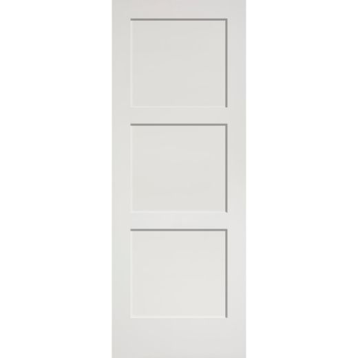 36" x 80" 3 Panel Shaker Interior Door