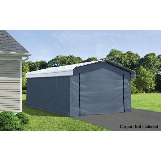 Arrow Carport Enclosure Kit 12 x 20