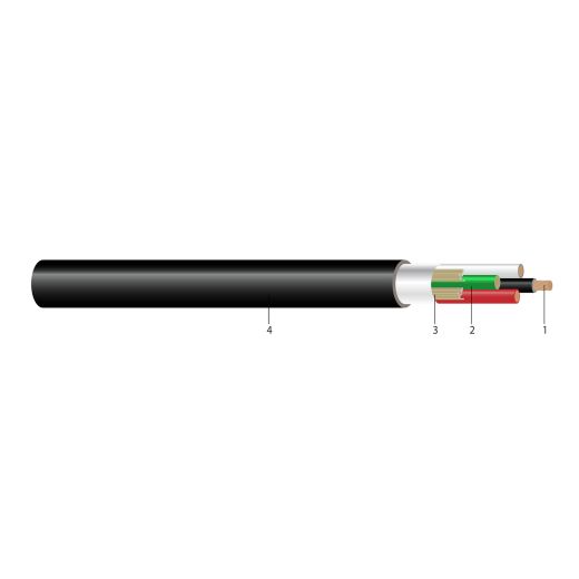 Southwire 14/3 Electrical Wire-Black 