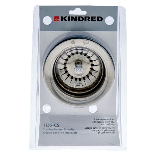 Kindred Basket Strainer Assembly