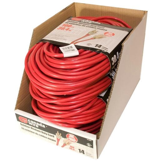 14/3 Outdoor Single Tap Extension Cord 30.48M