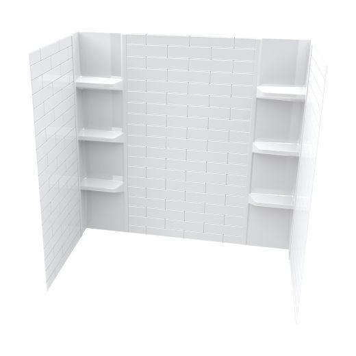 Classic Subway Polystrene Appliqué Tub Surround-58"