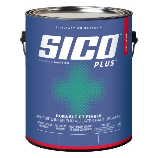 Sico Plus Interior Paint Semi-Gloss Finish-3.78L