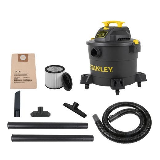 Stanley 10 Gallon Poly Wet/Dry Vacuum